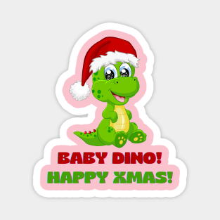 Dino Christmas Cheer Magnet