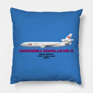 McDonnell Douglas MD-11 - Japan Airlines "J Bird - Golden Eagle" Pillow