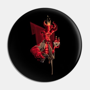 Hellboy 25th Anniversary Anung Un Rama Version Pin