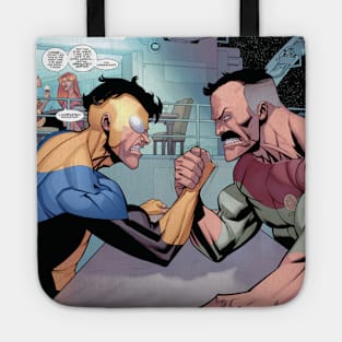 invincible vs omni man Tote