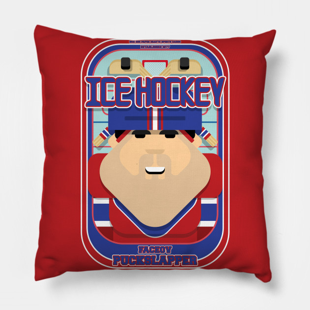Ice Hockey Red and Blue - Faceov Puckslapper - Victor version