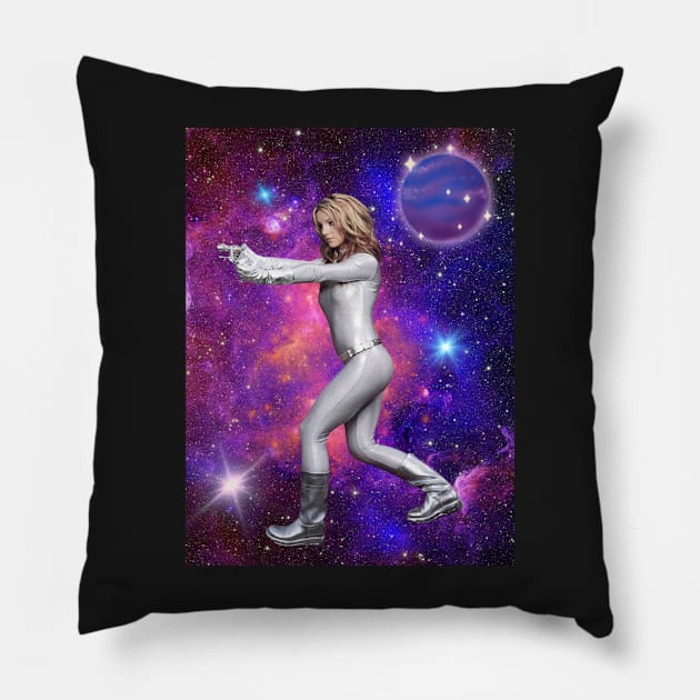 Brit in Space Pillow by erinrianna1