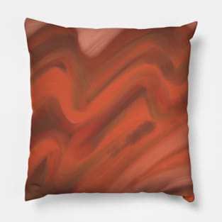 Hills on fire Pillow