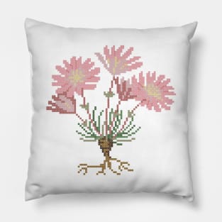 Montana State Flower Bitterroot Pillow