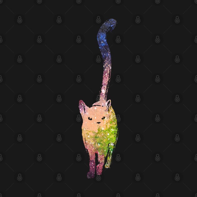 Galaxy Cat Nebula Double Exposure Number 1 by Starlight Tales