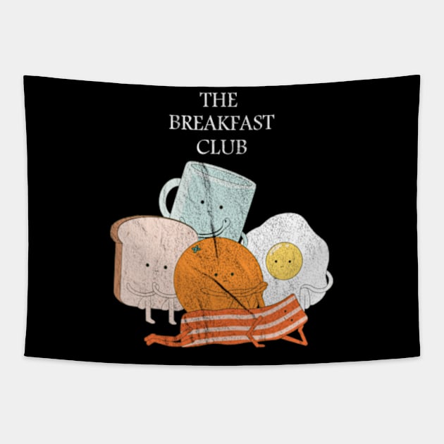 Breakfast Club Vintage Tapestry by Veljam