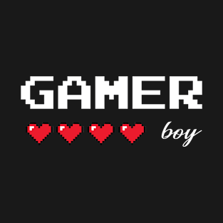 Gamer Boy The Retrogaming Design T-Shirt