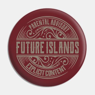 Future Islands Vintage Ornament Pin