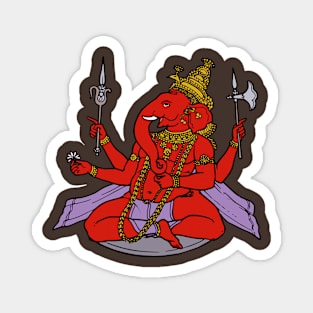 Ganesha Vintage Magnet