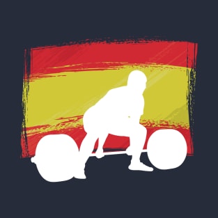 Spanish Flag Deadlift - Powerlifting T-Shirt