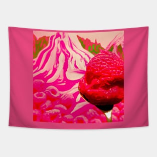 Raspberry Sorbet moutain Tapestry