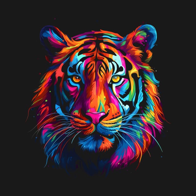 Neon Tiger #5 by Everythingiscute