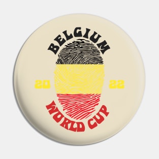 Belgium World Cup 2022 Pin