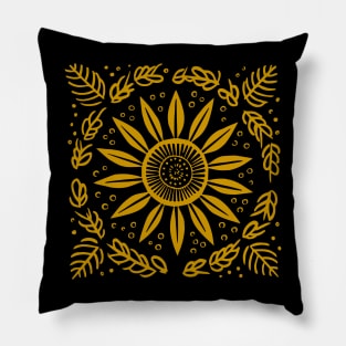 Lino Cut Flower Pillow