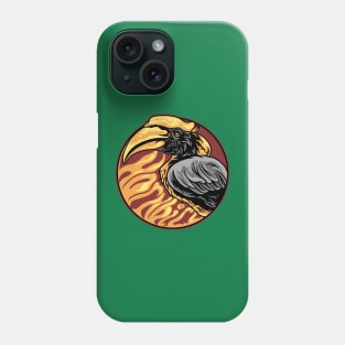 hornbill hand drawn illustration Phone Case