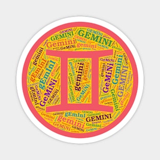 Gemini Zodiac Sign Magnet