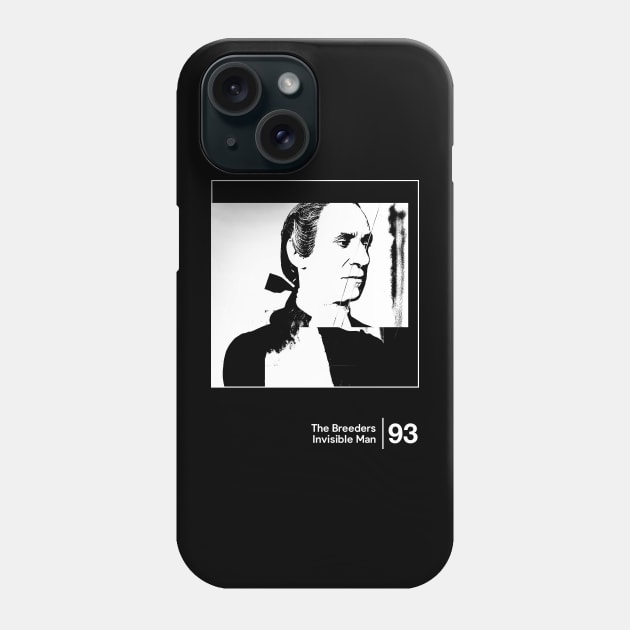 The Breeders - Minimalist Graphic Artwork Design Phone Case by saudade