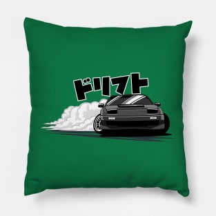 jdm Drifting car in japanese (drifting) Pillow