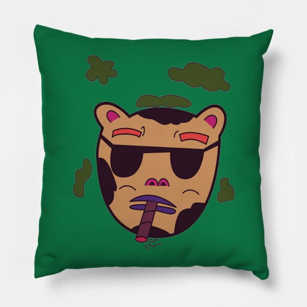 Milk and Honey Bear Smoking Pillow by BBOONIE