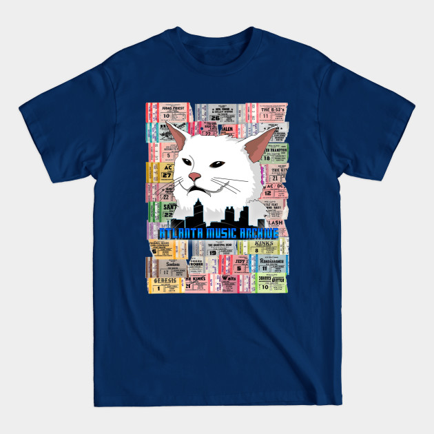 Disover Atlanta Ticket Stub Cat - Atlanta - T-Shirt