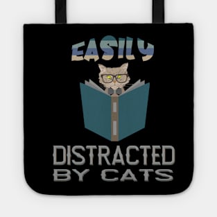 Easily Distracted By Cats Tote