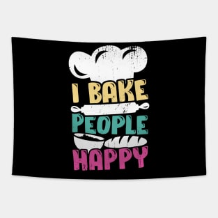 I Bake People Happy Baker Baking Lover Gift Tapestry