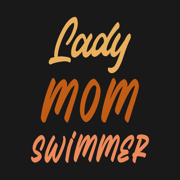 lady, mom, swimmer, design v2 by H2Ovib3s