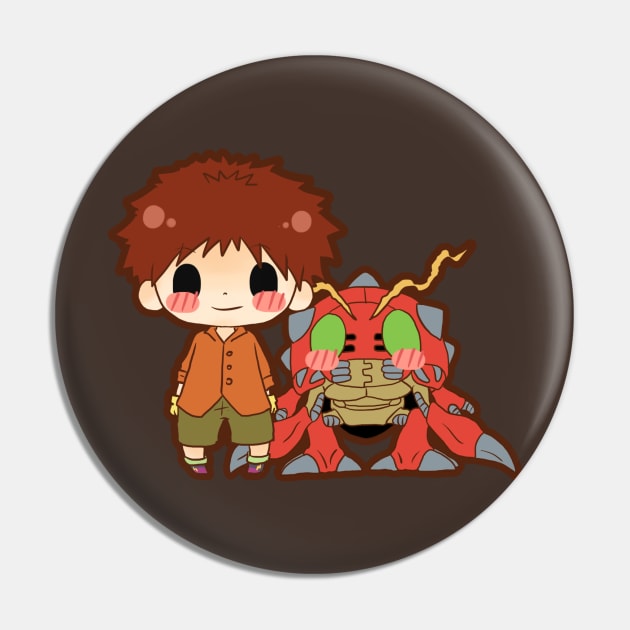 izzy & tentomon Pin by Potaaties