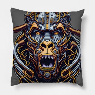 Techno Apes S03 D55 Pillow