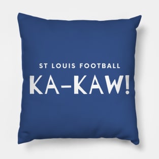 St Louis Football Ka-Kaw! Pillow