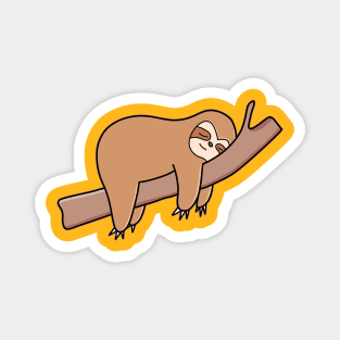 Cute Sleeping Sloth Magnet