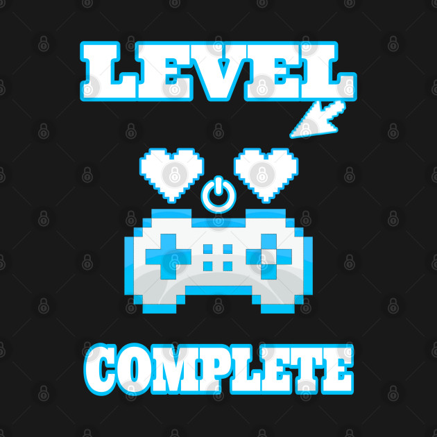 Disover Level 2 Complete - Love Gamer - T-Shirt