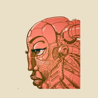 Robot Lady - Bubblegum T-Shirt