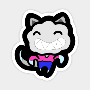 The cute smile monster cat Magnet