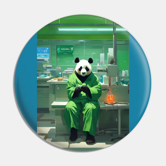 Surgeon panda Pin by Spaceboyishere