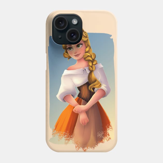 THE GOLDEN GIRL MARIE Phone Case by MeikeARTS