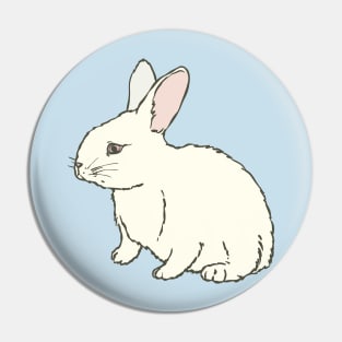 White Rabit Pin