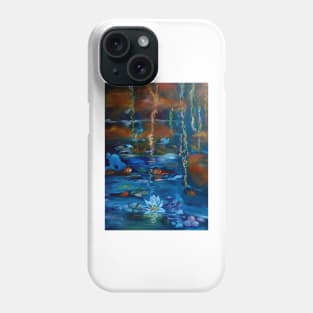 Evening at Monet's Pond Phone Case