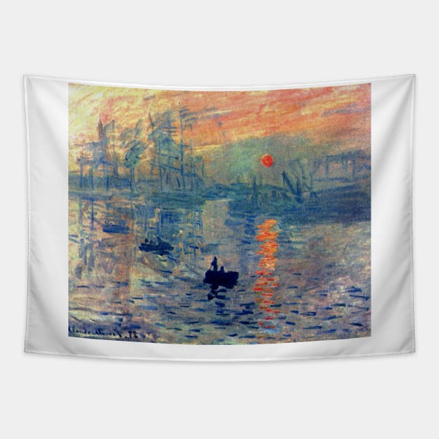 Impression, Sunrise by Claude Monet (1872) Tapestry by Naves