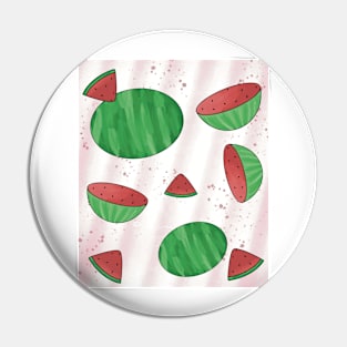 Cute Watermelon Repeated Design Pin