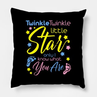 Twinkle Twinkle Little Star Only I Know W Gender Keeper Pillow