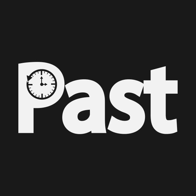 Past going to the past typography design by DinaShalash