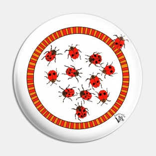 Ladybirds Pin