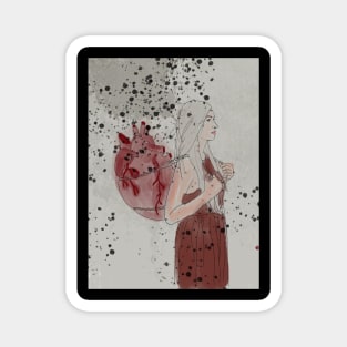 Anatomy heart art Magnet