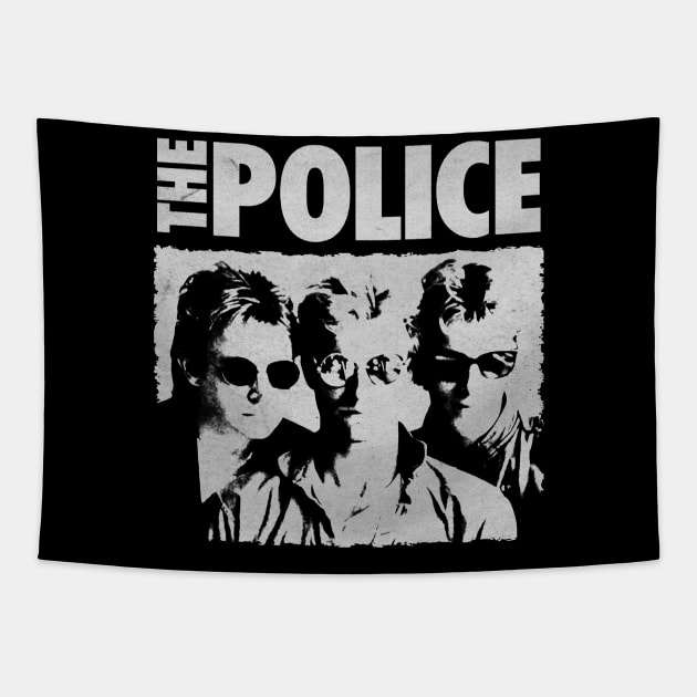 The Police Band Vintage Tapestry by Sal.Priadi