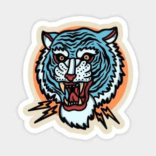 blue tiger Magnet