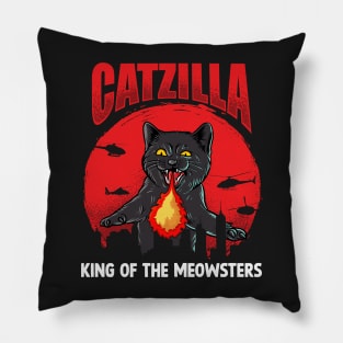 Catzilla Pillow