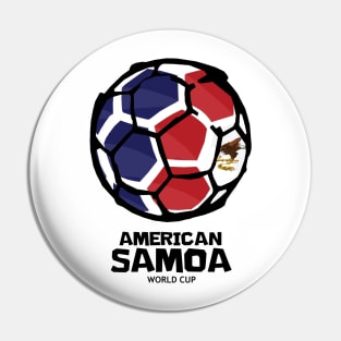 American Samoa Football Country Flag Pin