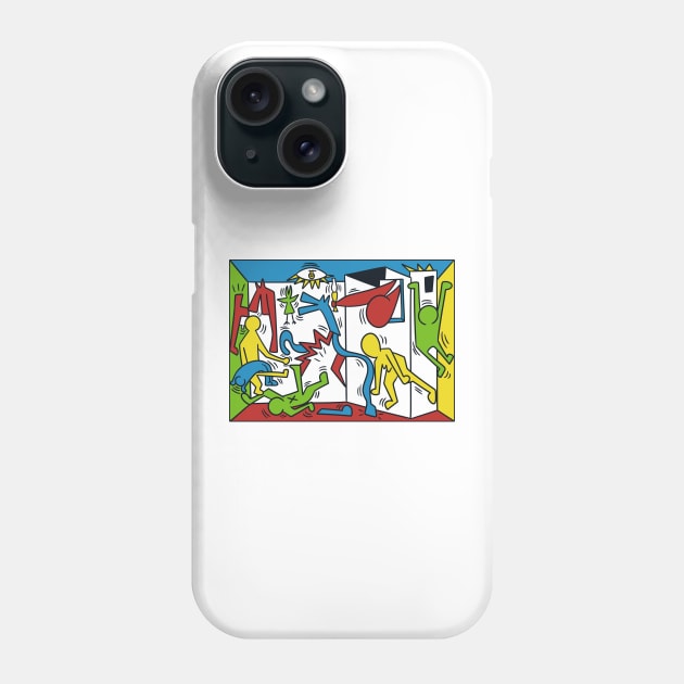 Haring Guernica Phone Case by aStro678