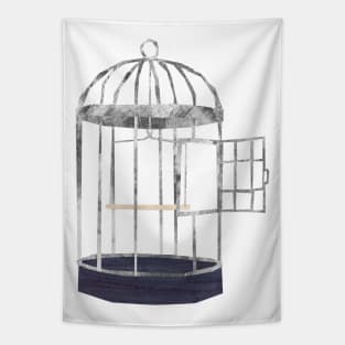 Empty cage Tapestry